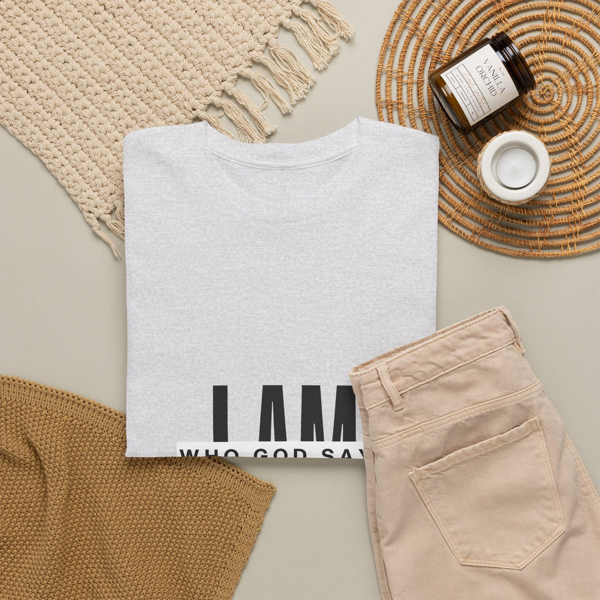 I AM Who God Says I Am T-Shirt | Christian Faith Typography