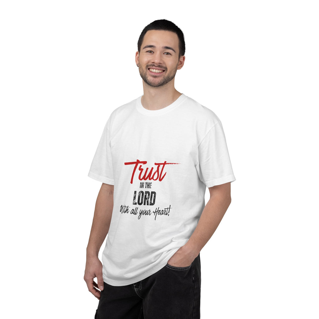 Faith T-Shirt — "Trust in the Lord With All Your Heart" Christian Tee