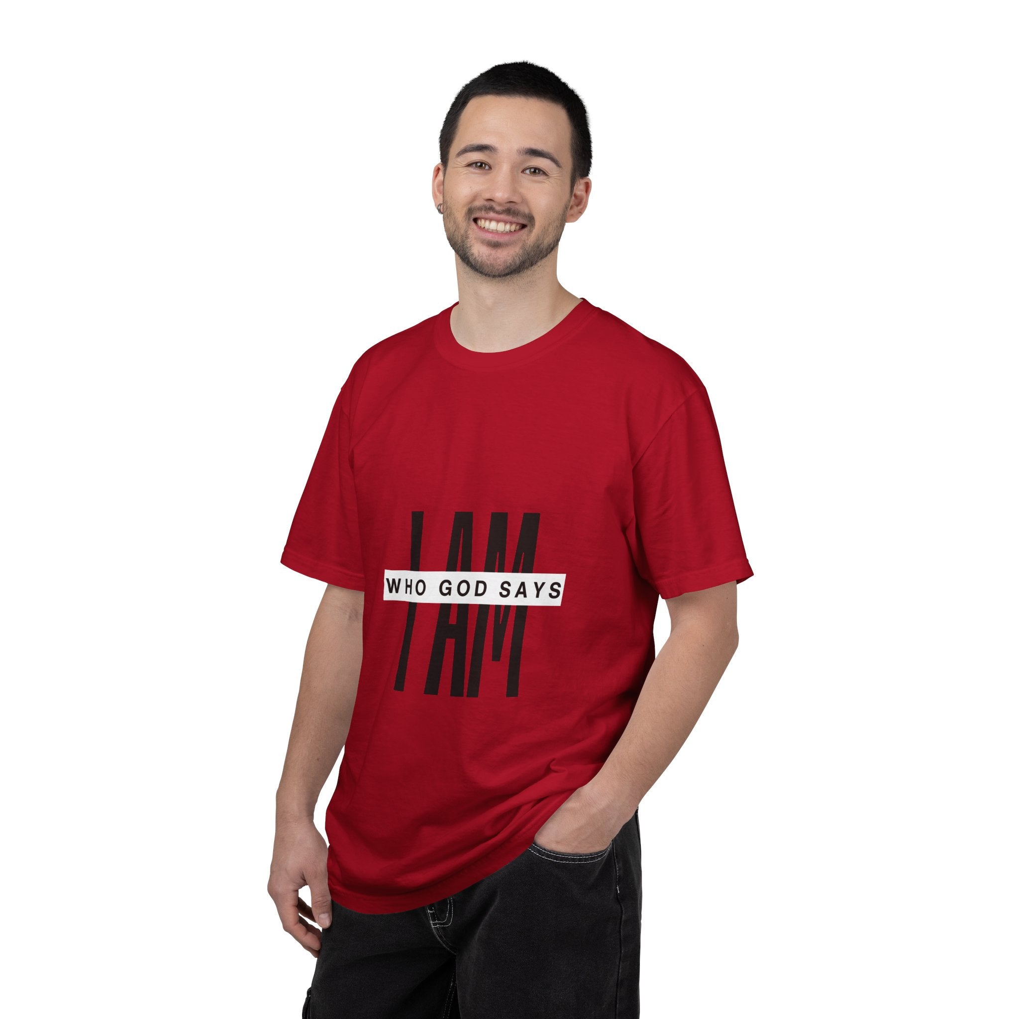 I AM Who God Says I Am T-Shirt | Christian Faith Typography