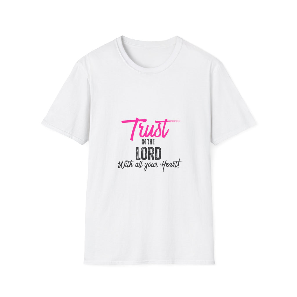 Trust in the Lord T-Shirt — Faith Graphic Tee ("Trust in the Lord with all your heart")