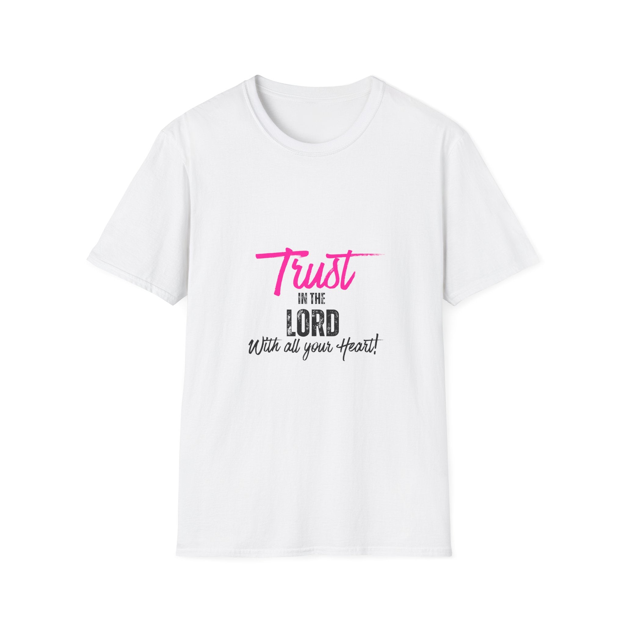 Trust in the Lord T-Shirt — Faith Graphic Tee ("Trust in the Lord with all your heart")