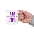 Who God Says I AM Mug | Ceramic Inspirational Faith Quote