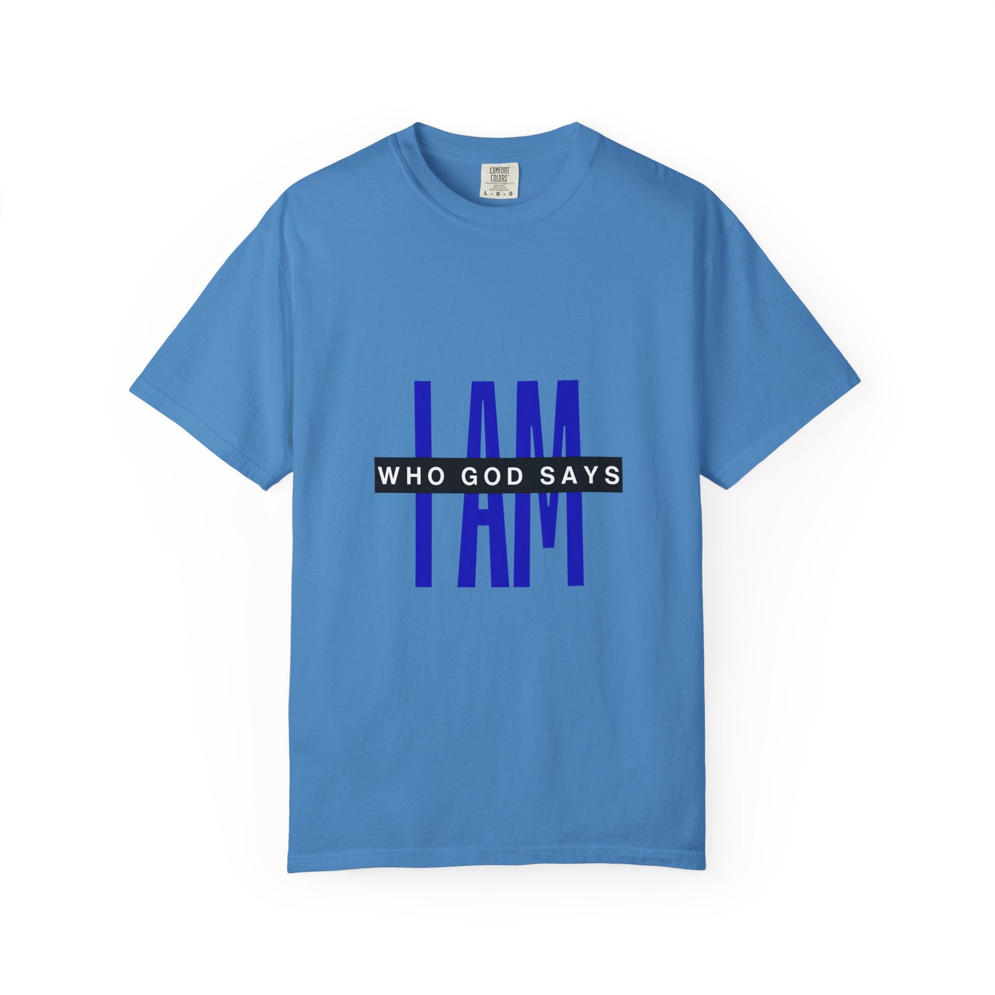 I AM Who God Says I Am T-Shirt | Christian Faith Typography
