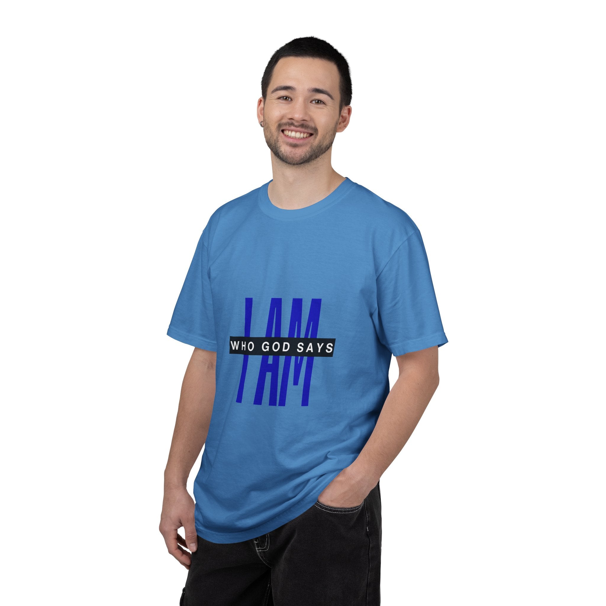 I AM Who God Says I Am T-Shirt | Christian Faith Typography