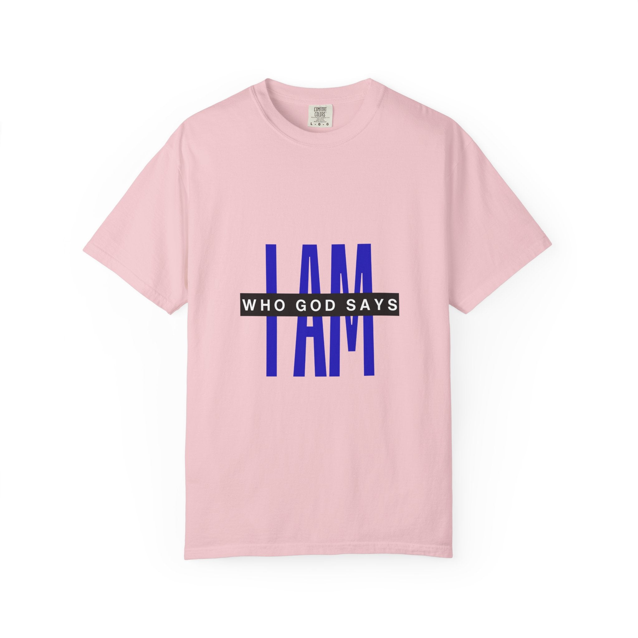 I AM Who God Says I Am T-Shirt | Christian Faith Typography