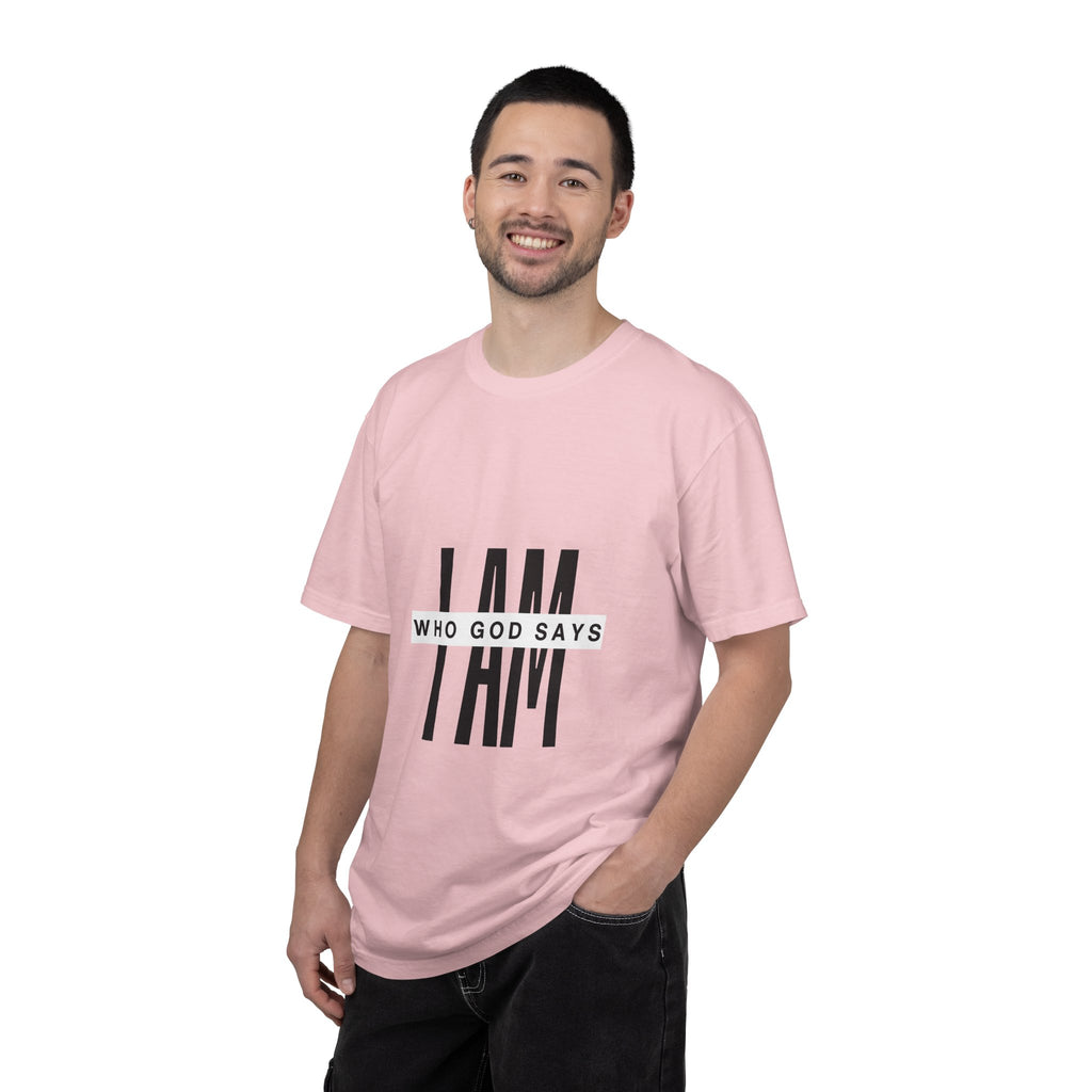 I AM Who God Says I Am T-Shirt | Christian Faith Typography