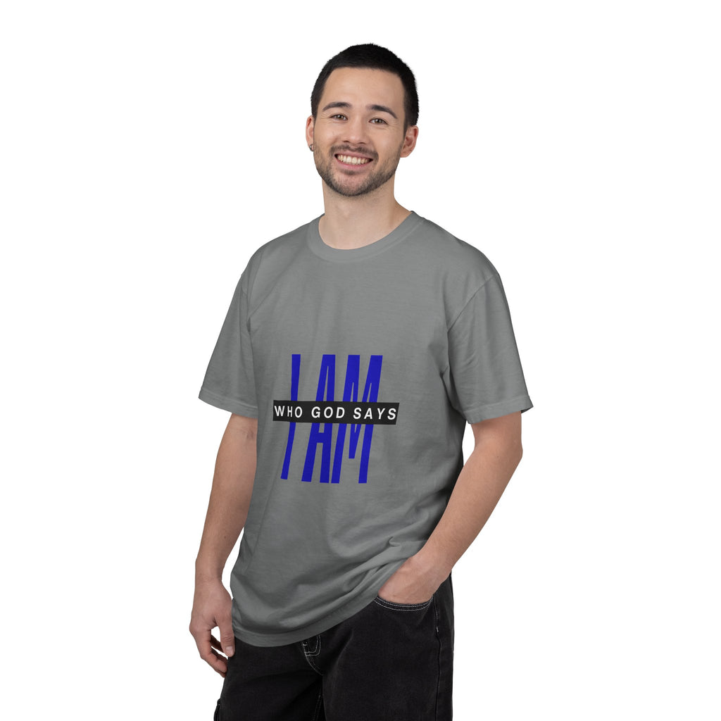 I AM Who God Says I Am T-Shirt | Christian Faith Typography