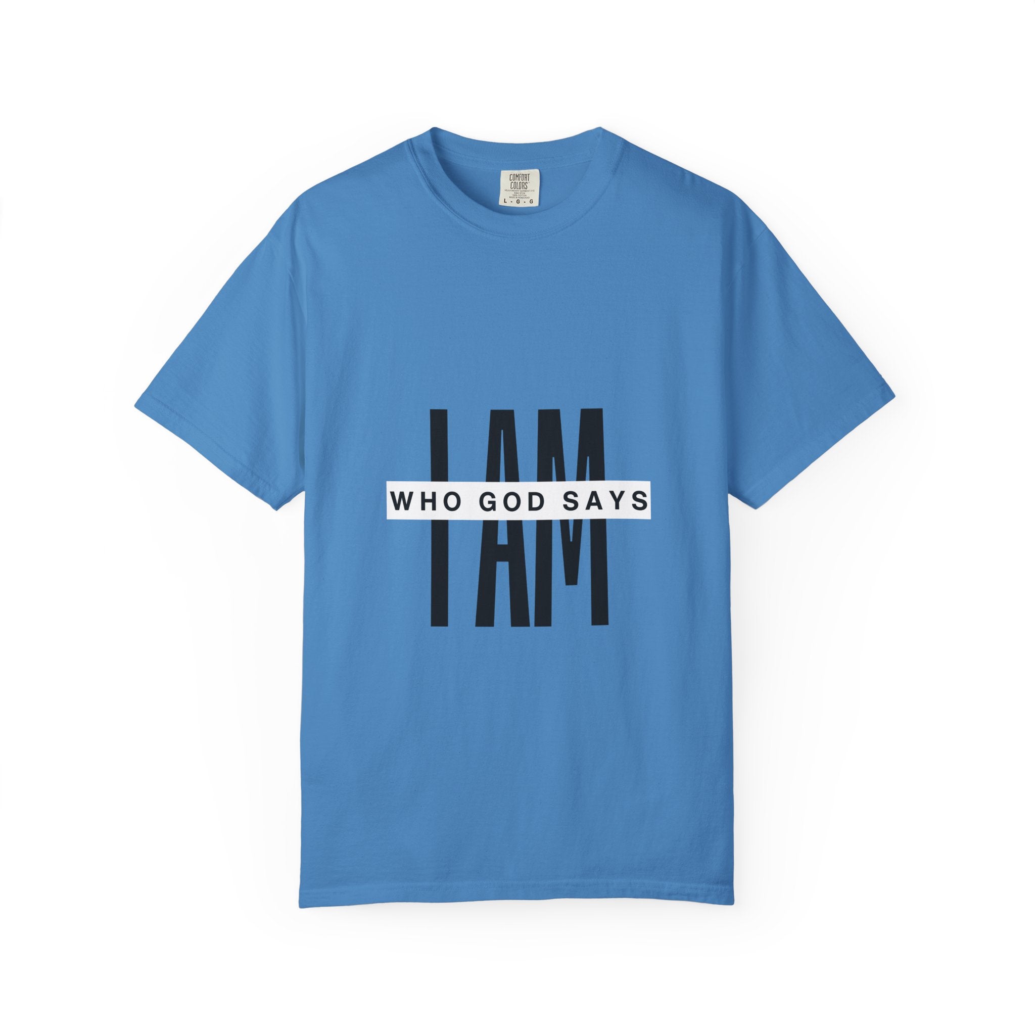 I AM Who God Says I Am T-Shirt | Christian Faith Typography