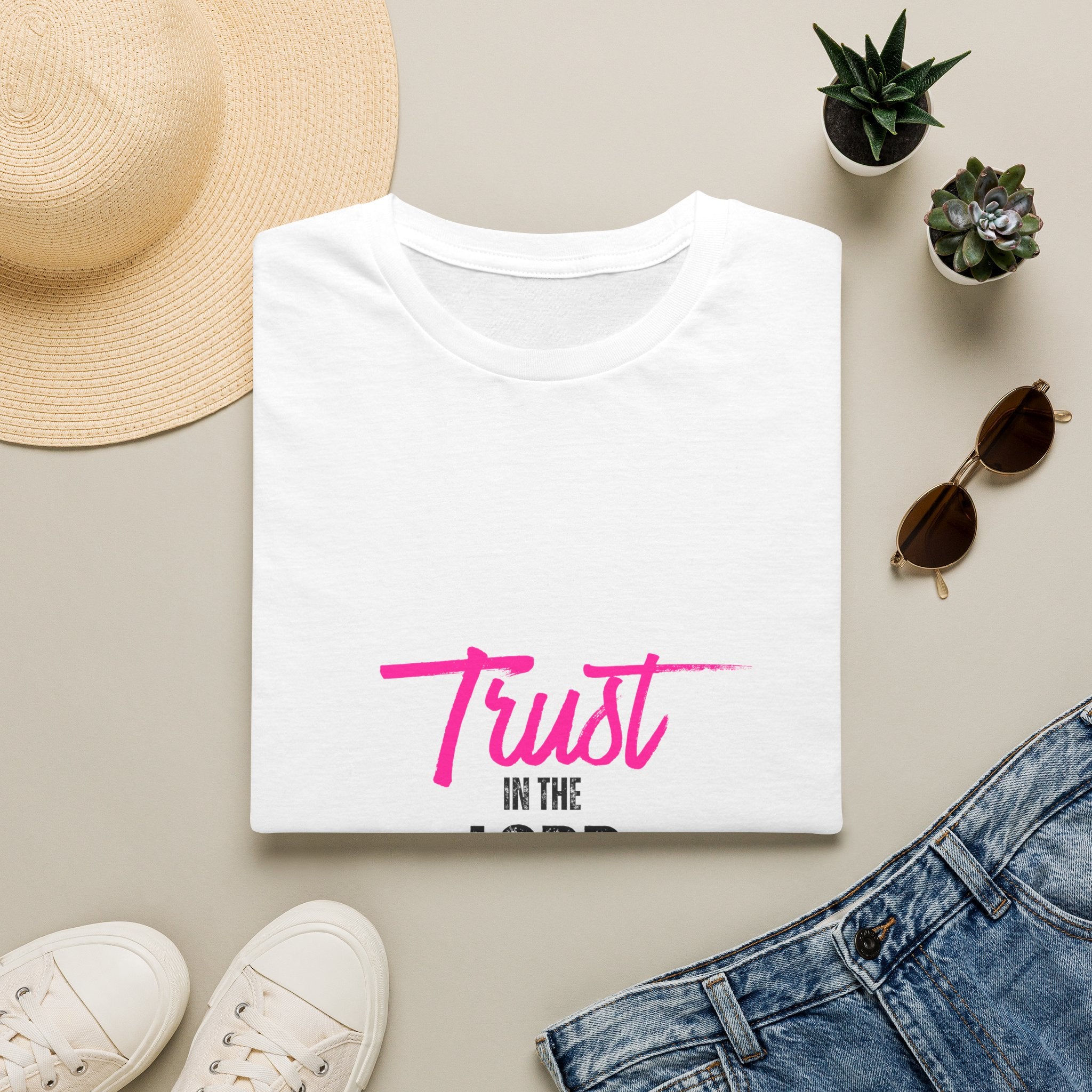 Trust in the Lord T-Shirt — Faith Graphic Tee ("Trust in the Lord with all your heart")