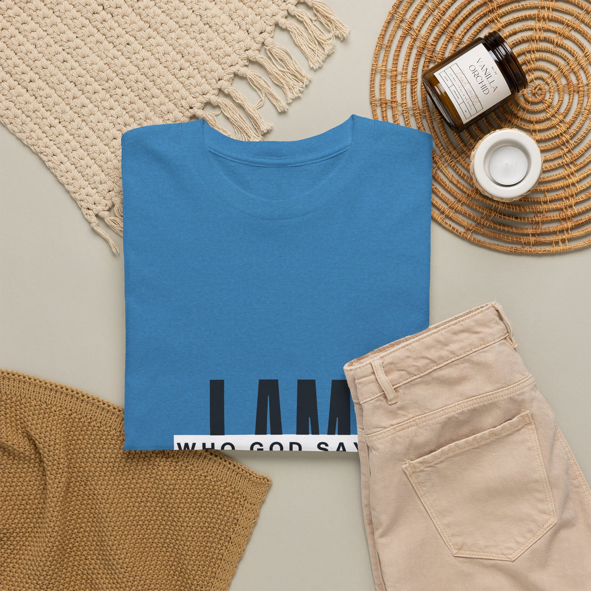I AM Who God Says I Am T-Shirt | Christian Faith Typography