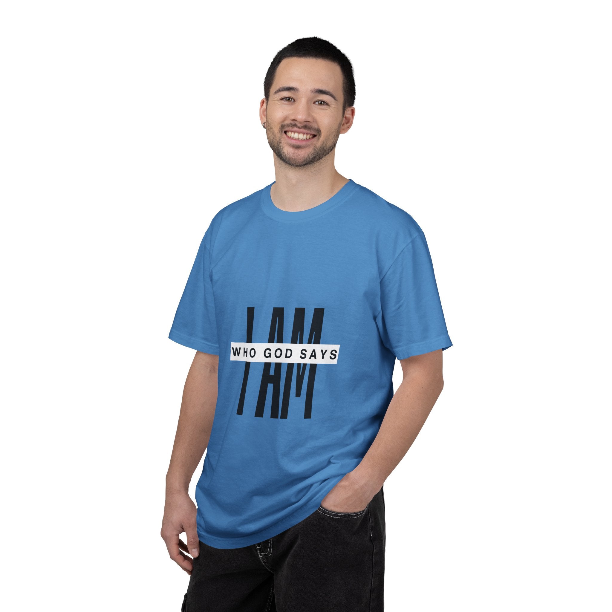I AM Who God Says I Am T-Shirt | Christian Faith Typography