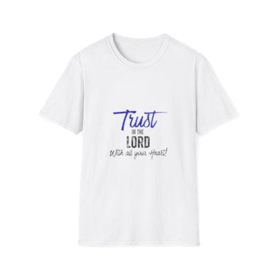 Trust in the Lord | Indigo Christian Graphic T-Shirt